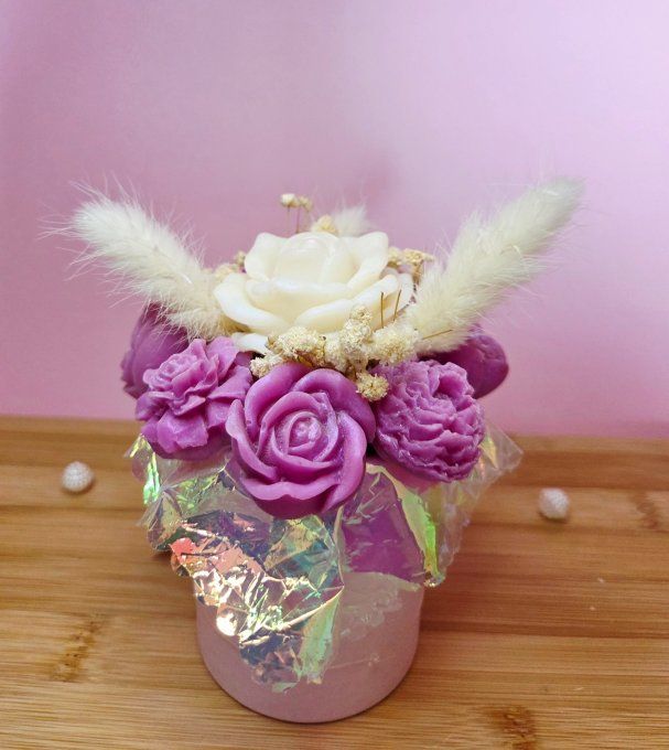 Bouquet Roses Pampa | Parfum Fleur de coton