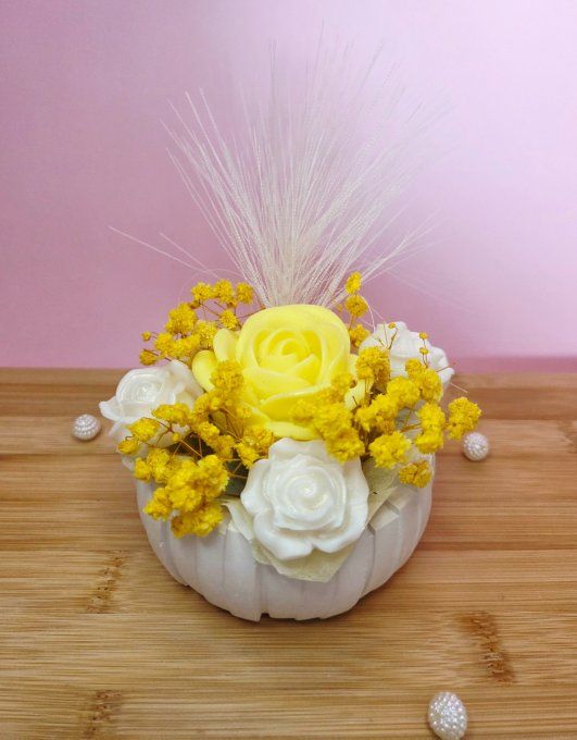 Bouquet Rose Jaune | Parfum Muguet