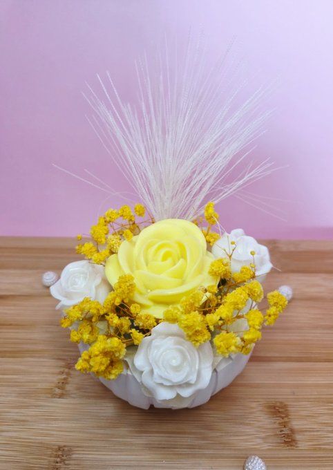 Bouquet Rose Jaune | Parfum Muguet