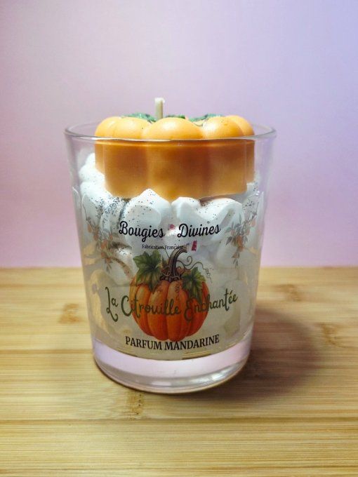 Bougie La Citrouille Enchantée | Parfum Mandarine