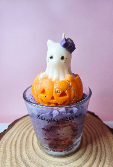 Bougie Chat envouté #1 - Parfum Dia des los muertos