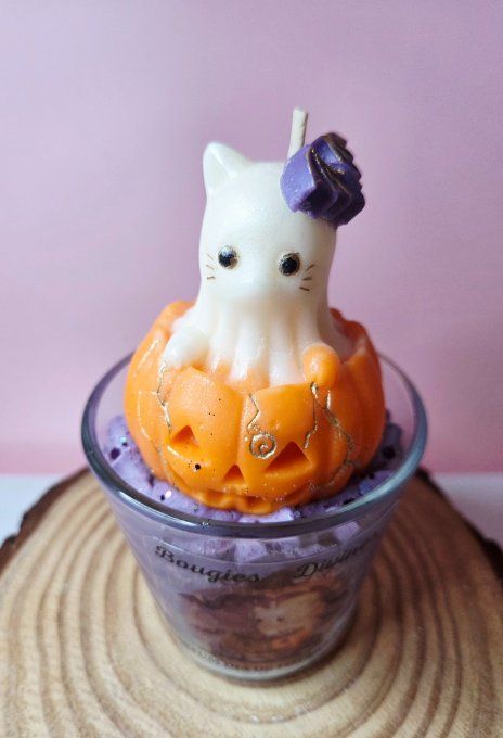 Bougie Chat envouté #1 - Parfum Dia des los muertos