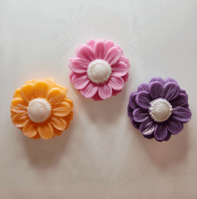Lot de 3 Aimants - Flower